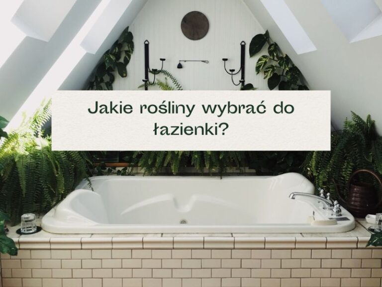 Wanna otoczona zielonymi roślinami
