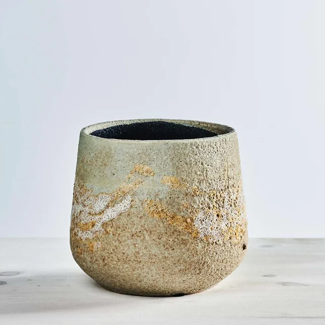 Osłonka jelmer mint kamienna beżowo zielona 16 x 14 cm