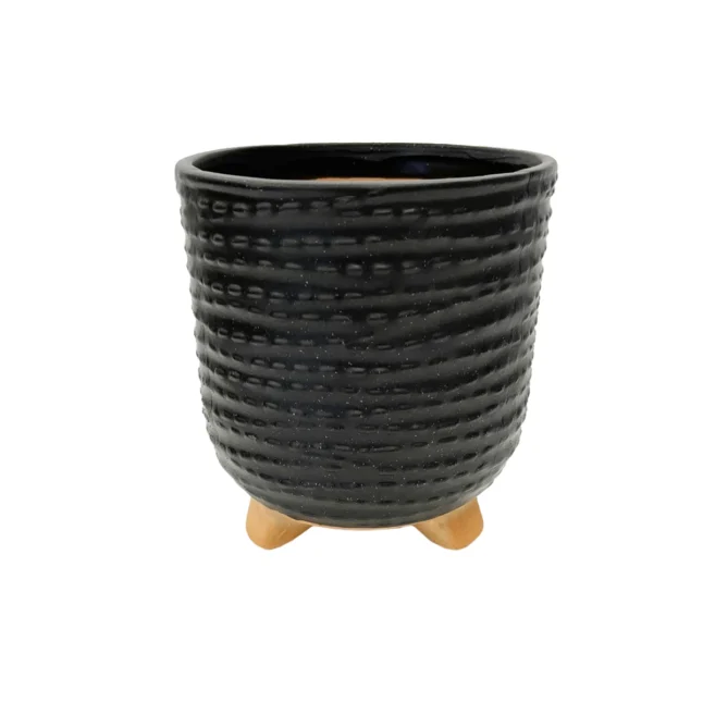 Osłonka ceramiczna na nóżkach czarna Osłonka ceramiczna na nóżkach czarna